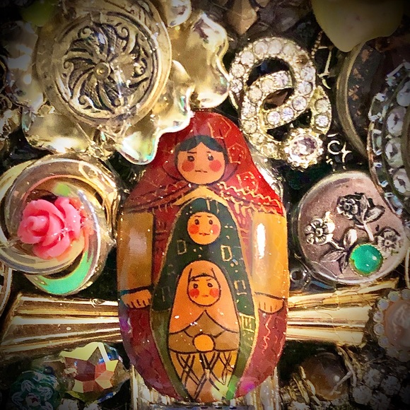 Vintage Jewelry Mosaic - Babushkas Dream - Picture 3 of 8